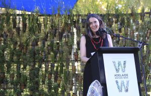 Ann-Marie at podium